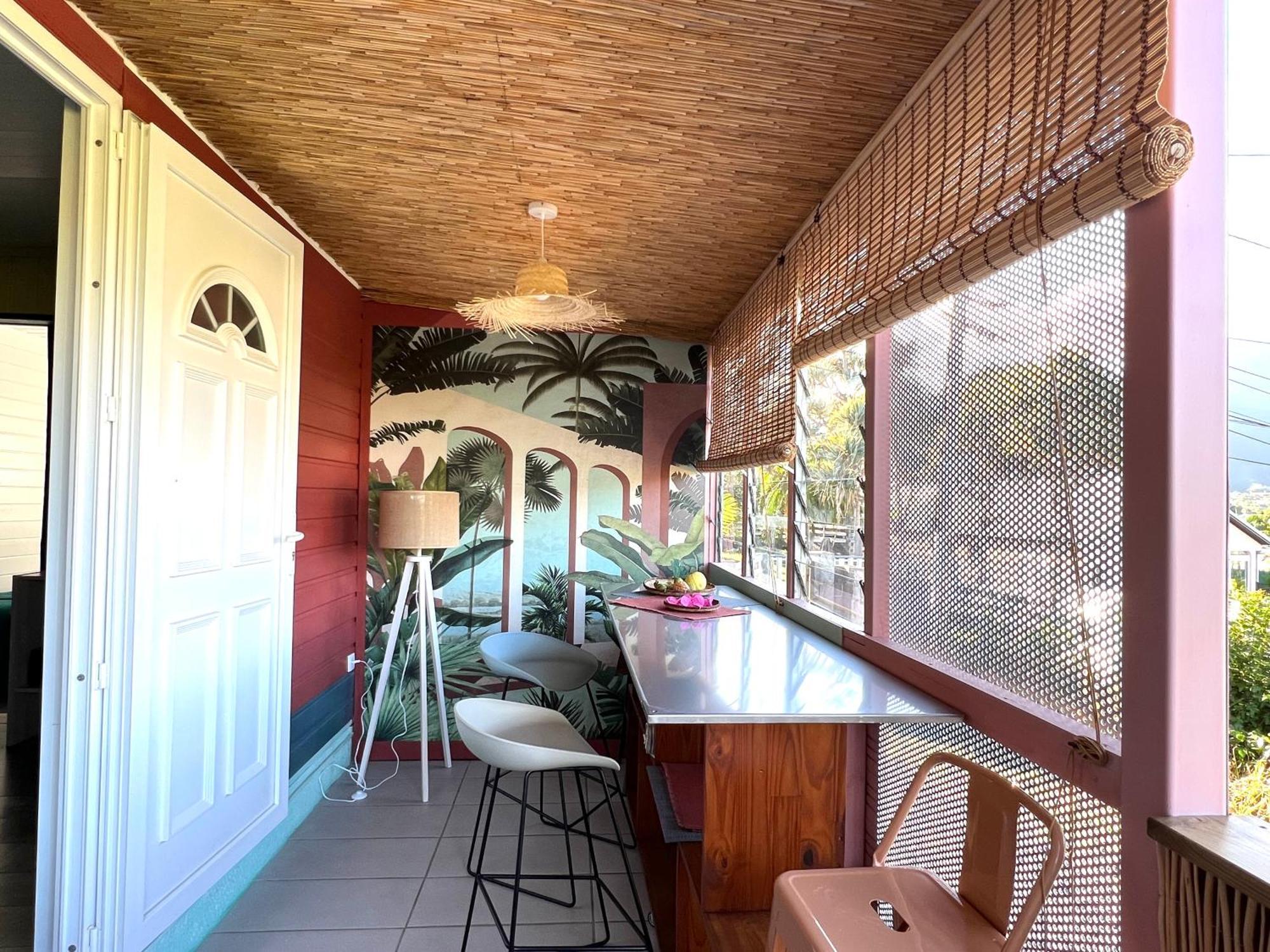 Villa Ti Moon, Entre Deux, Piscine Bilik gambar